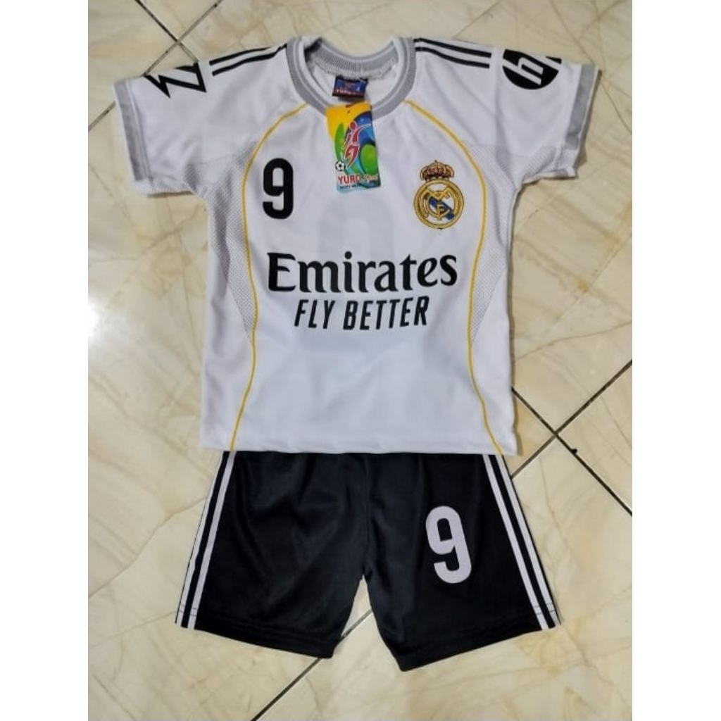 JERSEY ANAK REAL-MADRID PUTIH/ JERSEY MADRID 2025/2026/ JERSEY REAL-MADRID TERBARU