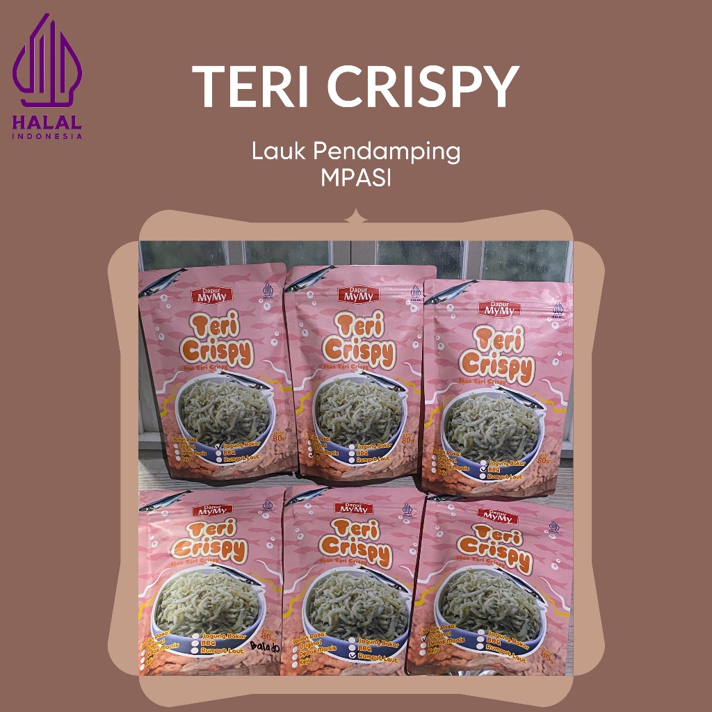 

AYU- Teri Crispy Non MSG Ikan Teri Krispi Crunchy 80gr / Cheese / Original / Seaweed / BBQ