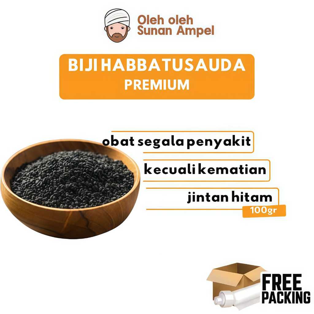 

BIJI JINTAN HABBATUSSAUDA 100 Gram Jintan Hitam Mengatasi Berbagai Macam Penyakit Kecuali Kematian