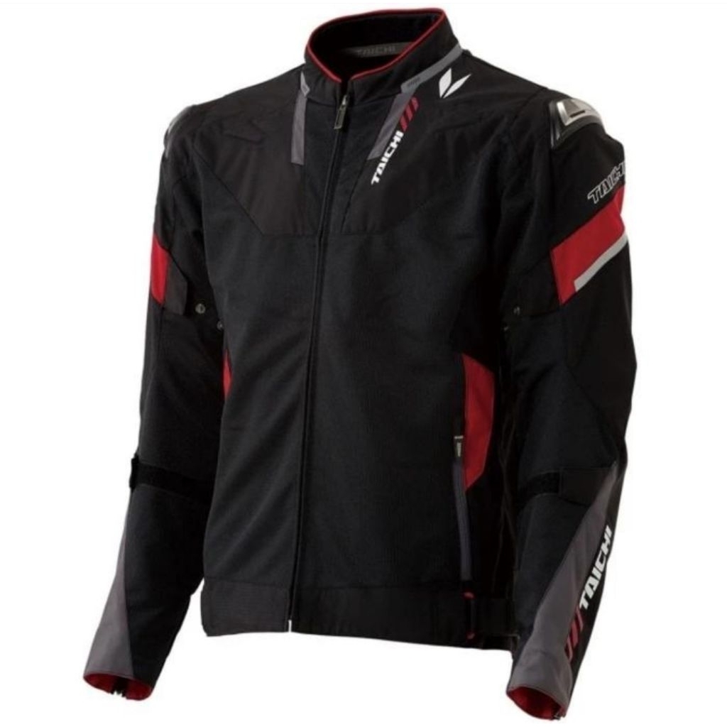 RS TAICHI RSJ332 Black Red Jaket Riding