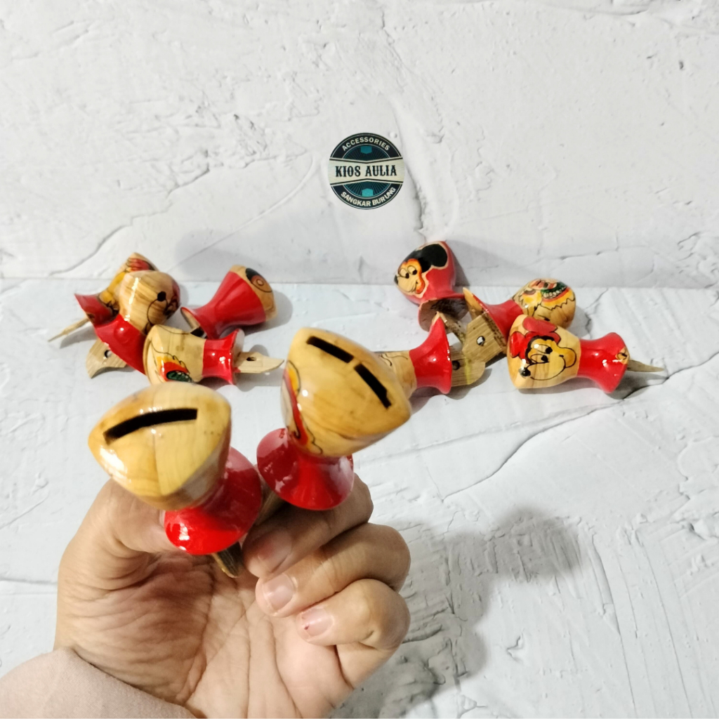 ECER SAWANGAN RENCONG KASBUN LUBANG 1 & LUBANG 2 SAWANGAN MERPATI PREMIUM KASBUN KASBON DARA 1 PCS