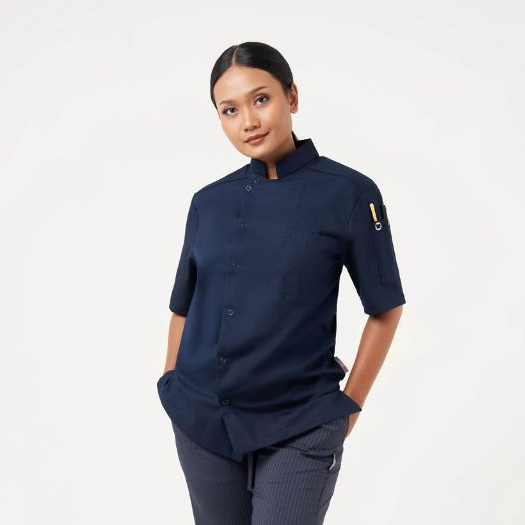 MUCHEF Chef Jacket / Baju Koki Malibu Navy
