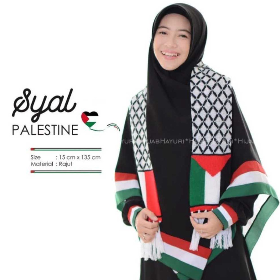 KODE C49O New Product  SORBAN SELENDANG SYAL RAJUT PANJANG SAL DIGITAL AKSESORIS INDONESIA PALESTINA