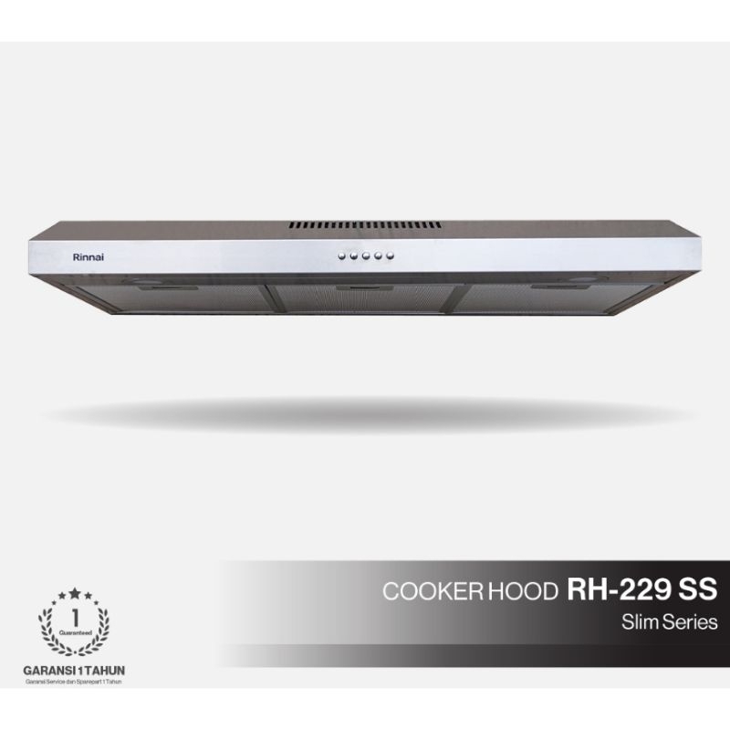 BATAM - RINNAI RH229B RH 229 B RH229SS RH 229 SS cooker hood tudung hisap penghisap asap dapur 90 cm
