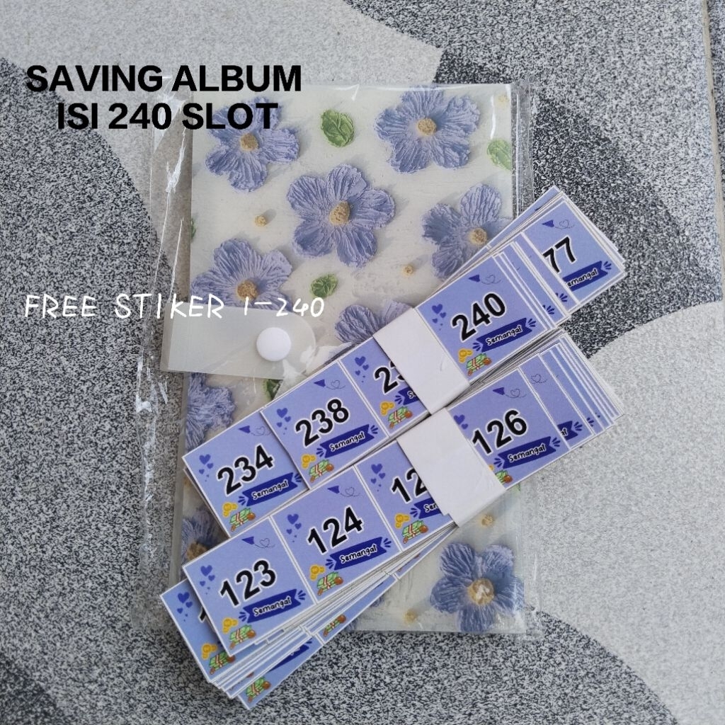 

SAVING ALBUM MENABUNG ISI 240 SLOT FREE STIKER