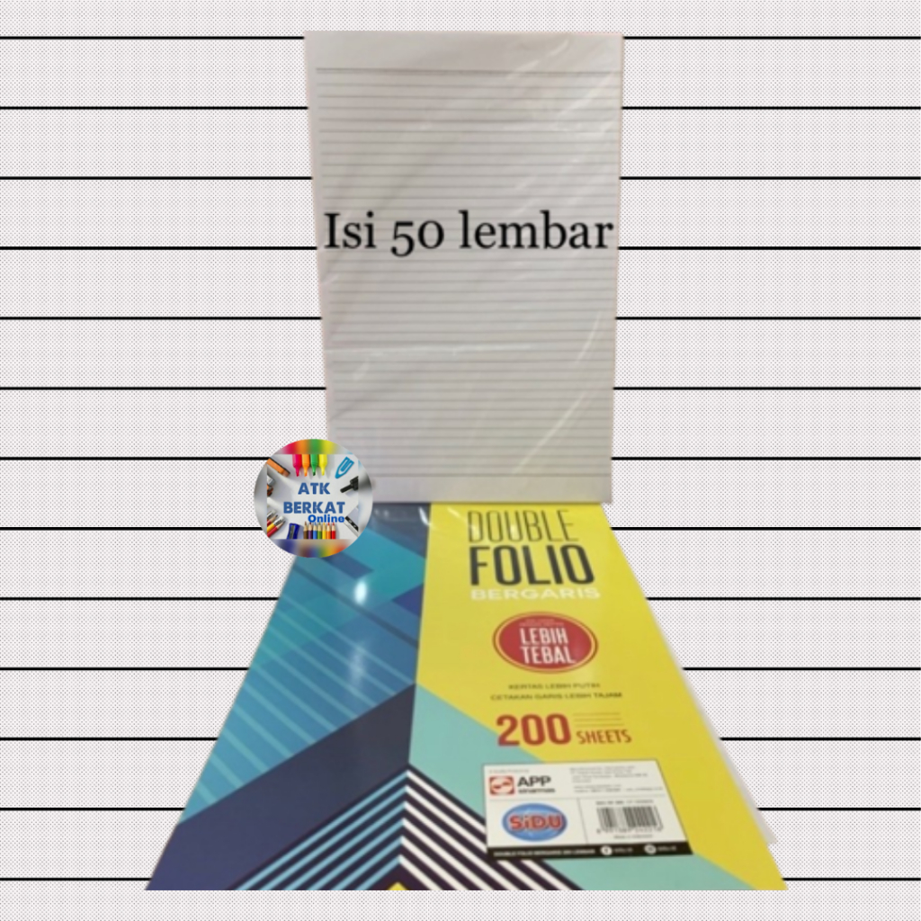 

[REPACK] kertas double folio bergaris isi 50 lembar