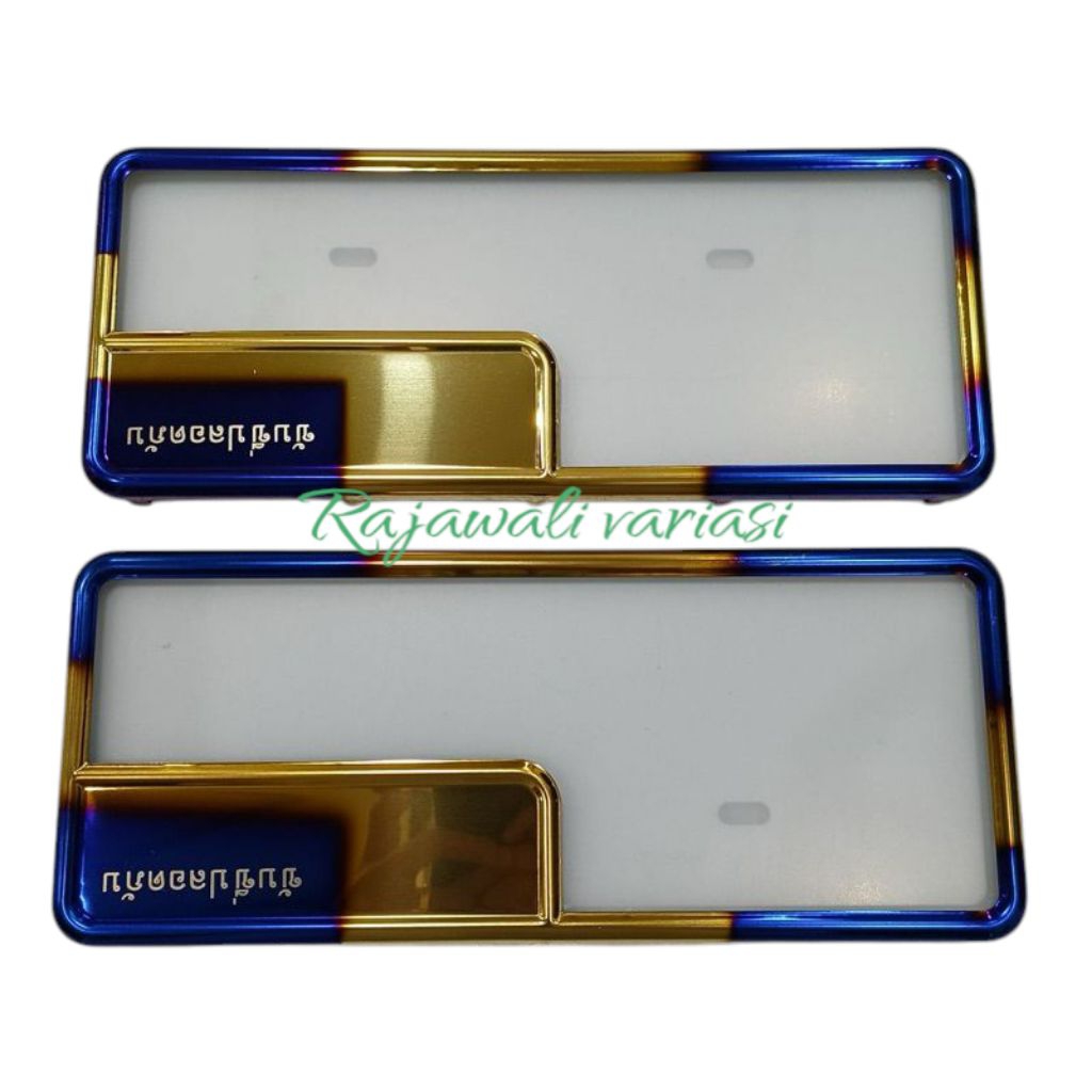 cover Plat nomor twotone tulisan thailand dudukan plat nomor twotone bingkai plat nomor motor  NMAX 