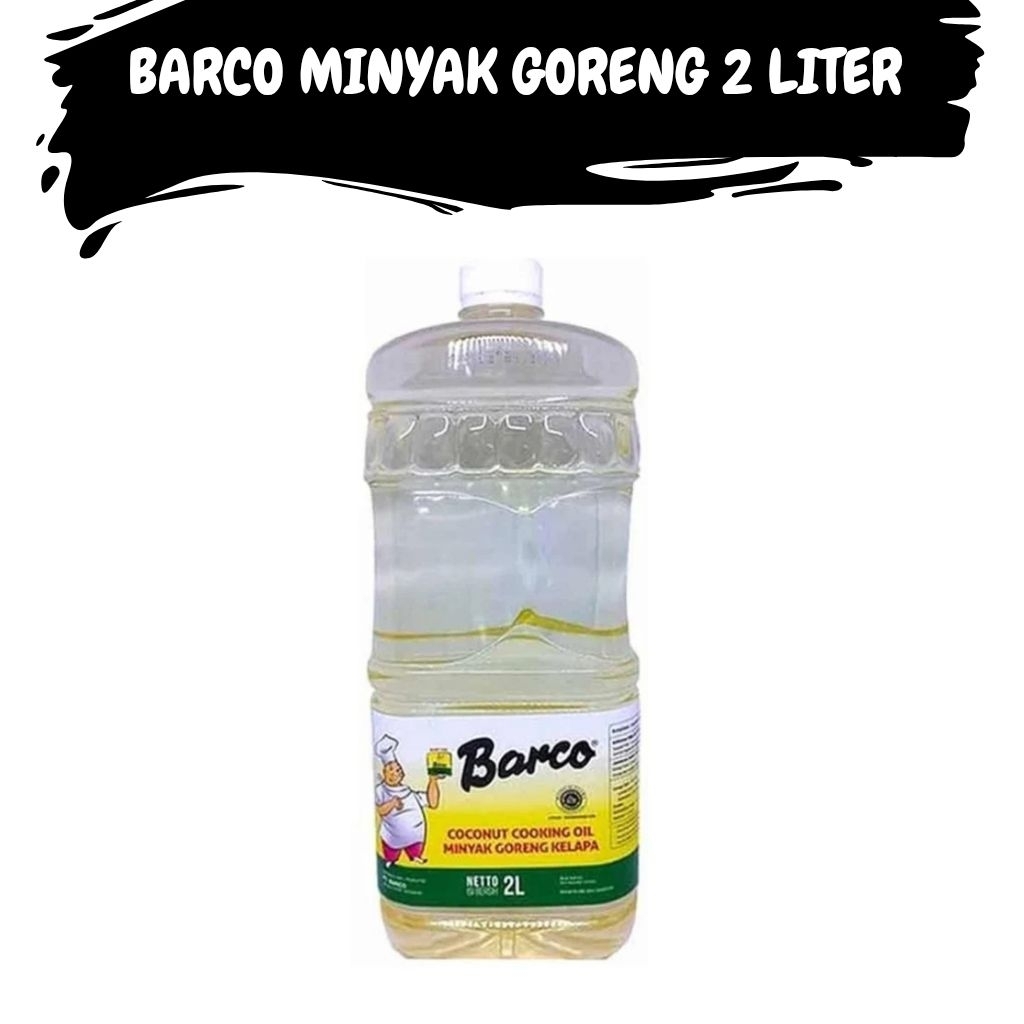 

Barco Minyak Goreng Kelapa Kemasan Botol 2 Liter Jernih Bening NYAstore