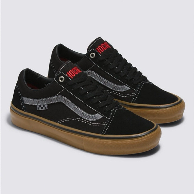 Vans x Hockey Skate Old Skool Shoes - Black/Snake