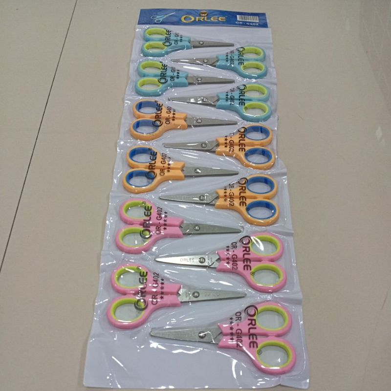 

Gunting OR 0402 Serba-guna 1Lusin 12Pc perlengkapan Kantor Sekolah