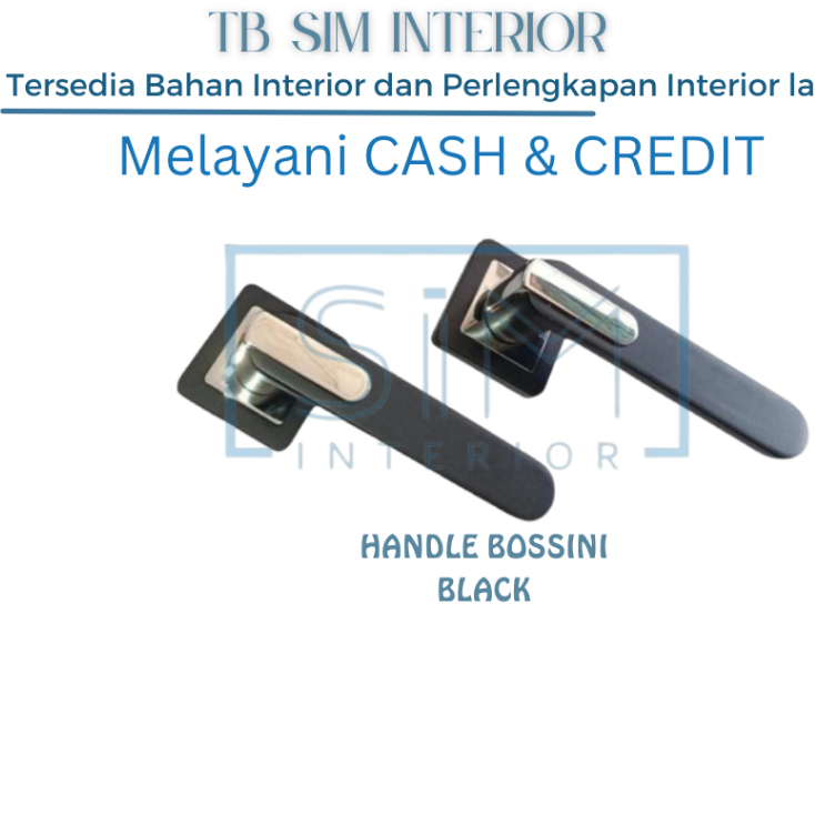 BOSSINI KUNCI PINTU BSN-DR-211 HTM BLACK