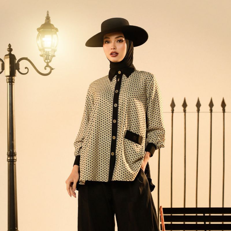 Polika Blouse by Zaskia Sungkar | Zaskia Sungkar | ZS | D'Hijab of Mey