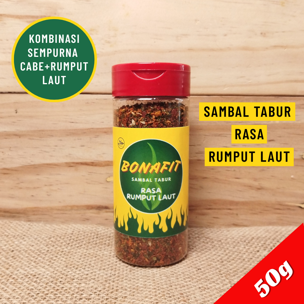 

BONAFIT Sambal Tabur Rasa Rumput Laut 50g (Teman Makan Nasi)
