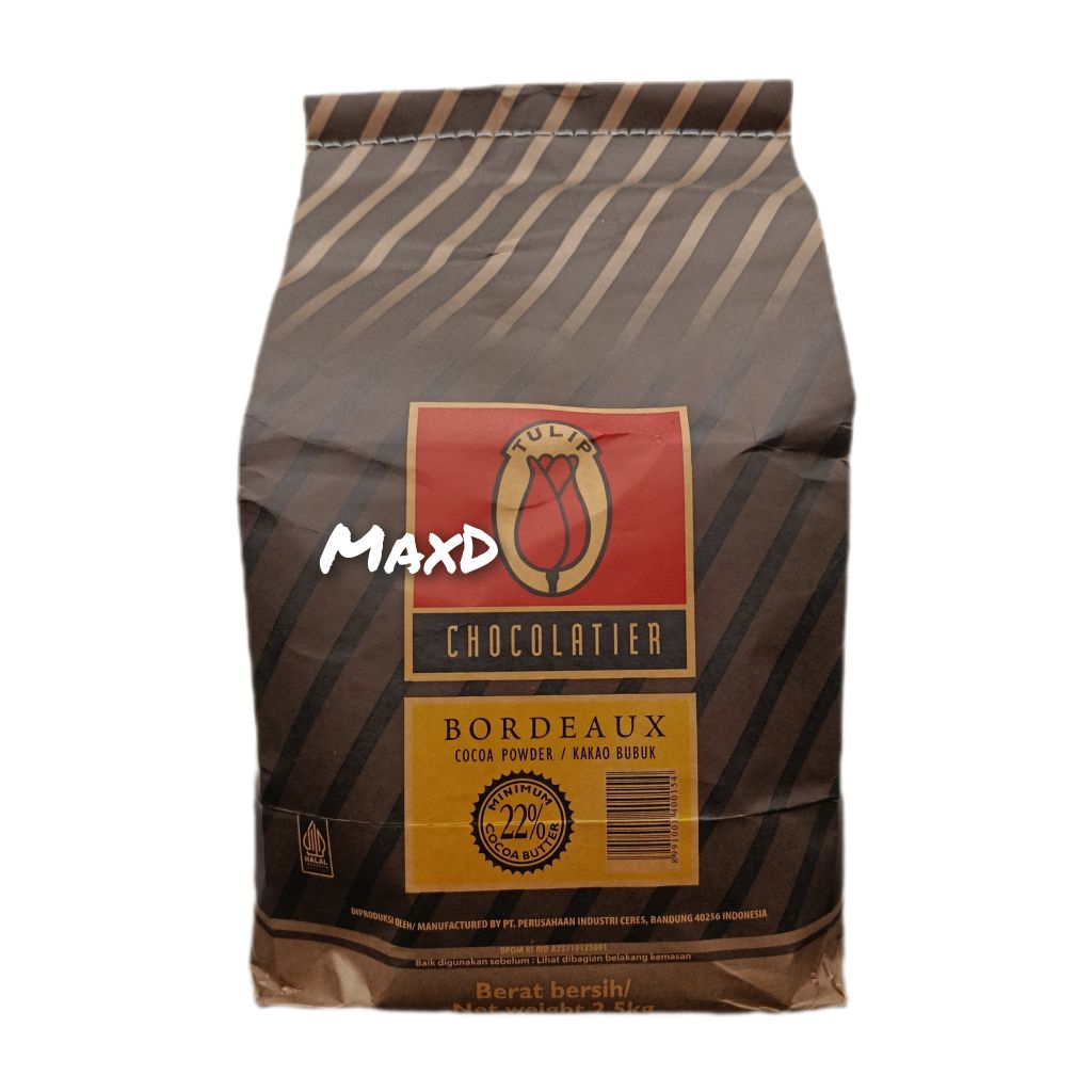 

Tulip Bordeaux Cokelat Bubuk 2.5 kg 1 Bks
