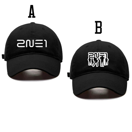 Topi baseball snapback 2ne1 kpop hitam
