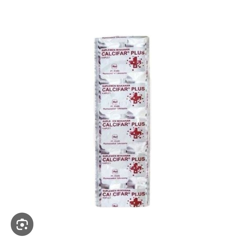 Calcifar Plus 1 stp isi 10 Tablet kunyah