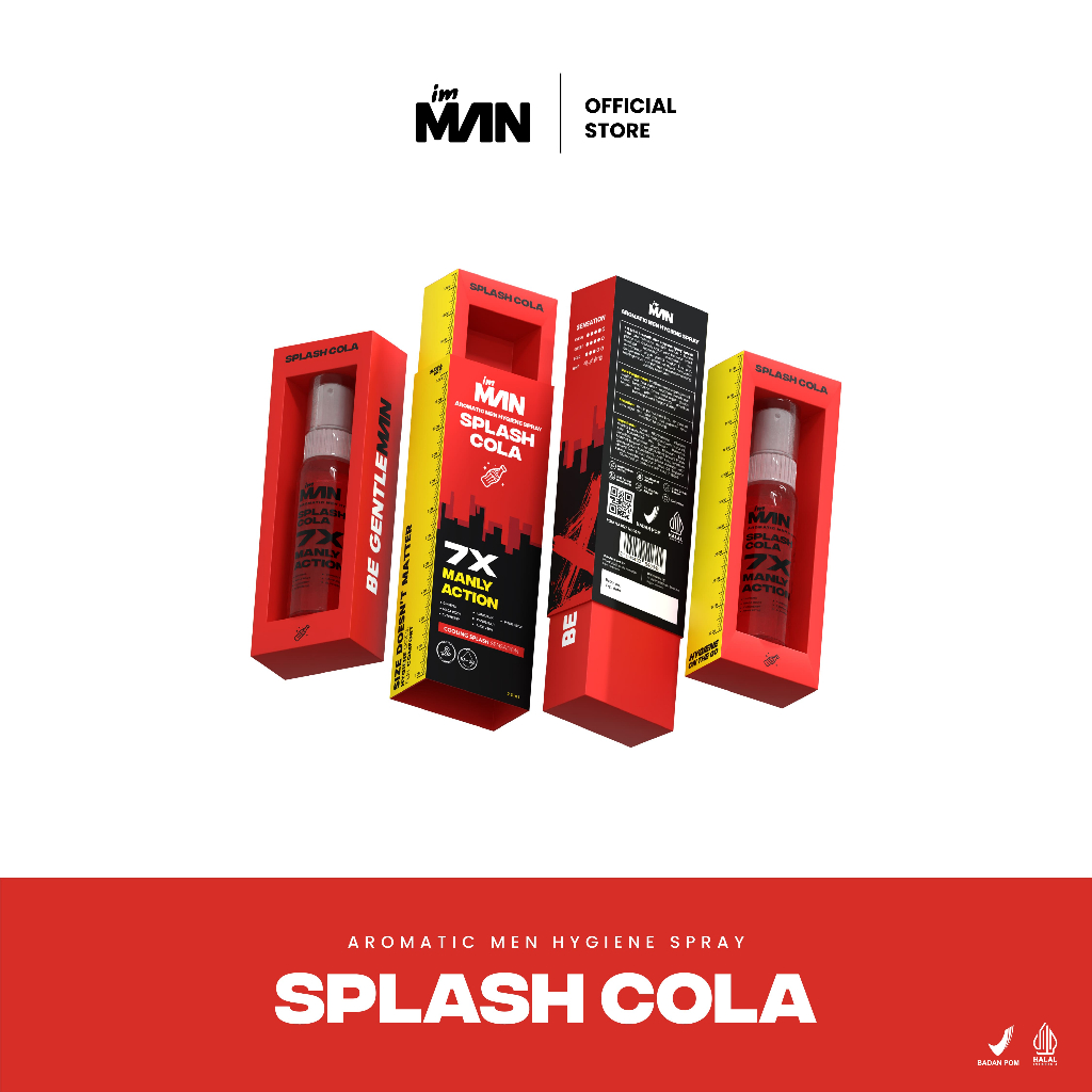 IM MAN Hygiene Spray - Cola aromatic Scent 23 ml