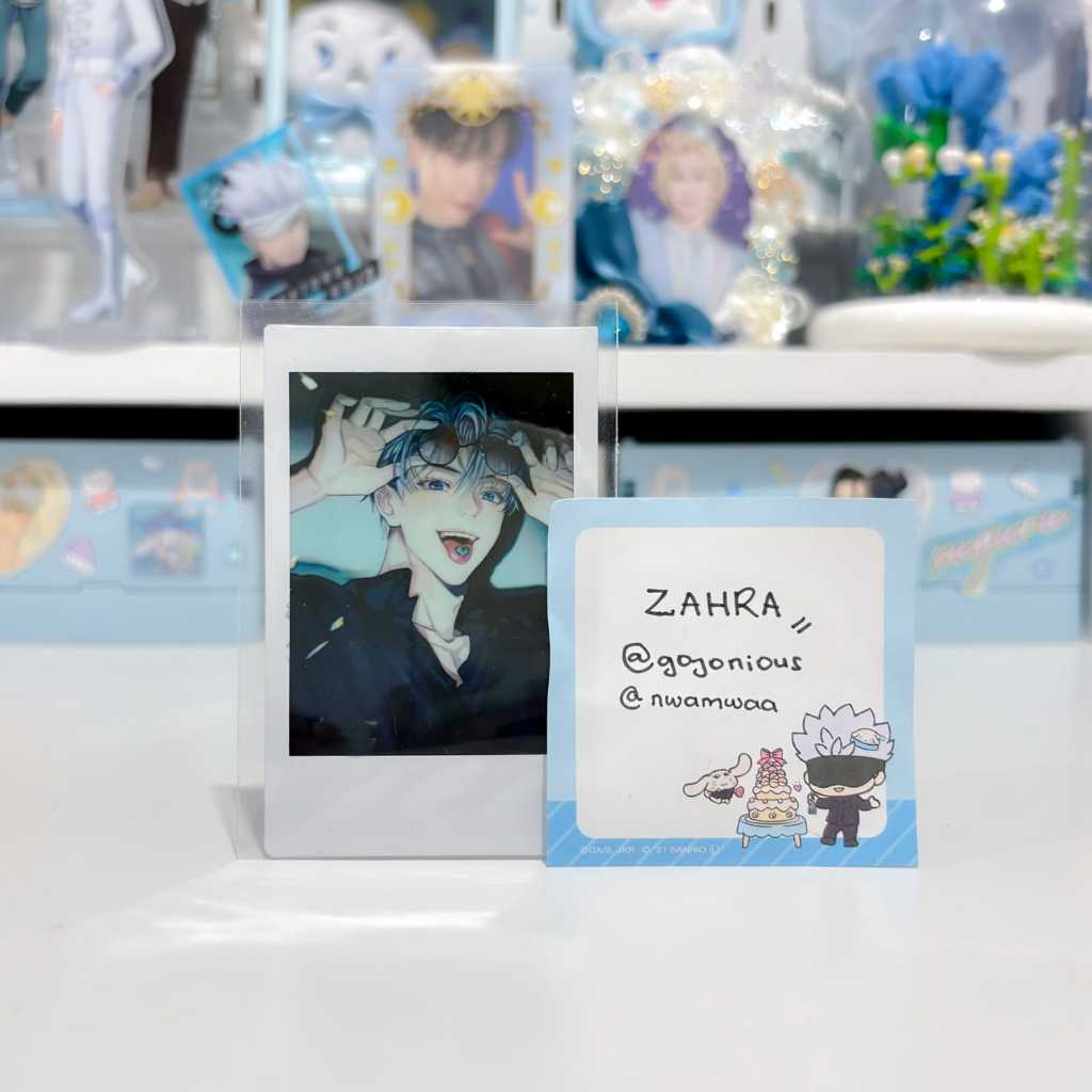 [FANMERCH] Polaroid Gojo Satoru by Sinran Jujutsu Kaisen JJK