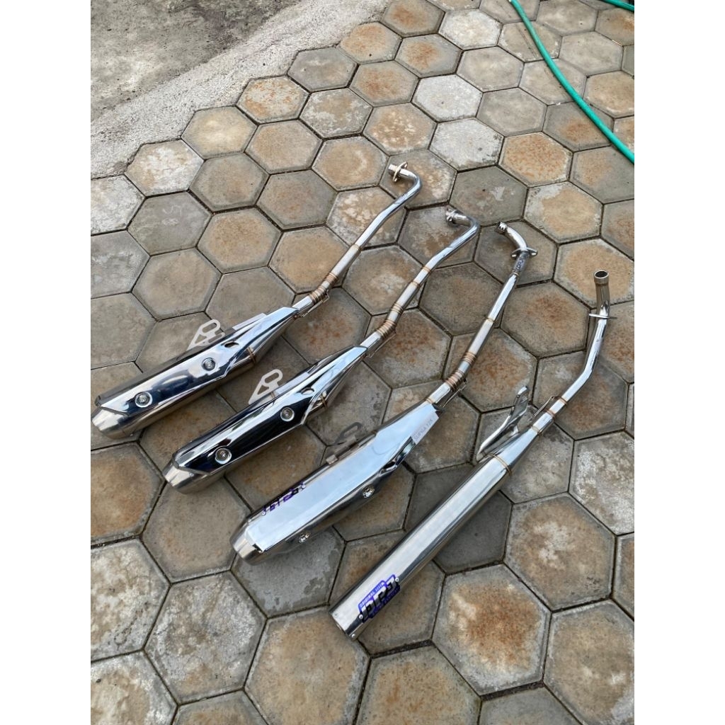 knalpot fullset supra fi fullstenlis original dpj pnp jupiter vega grand supra125 kirana revo FULLSE