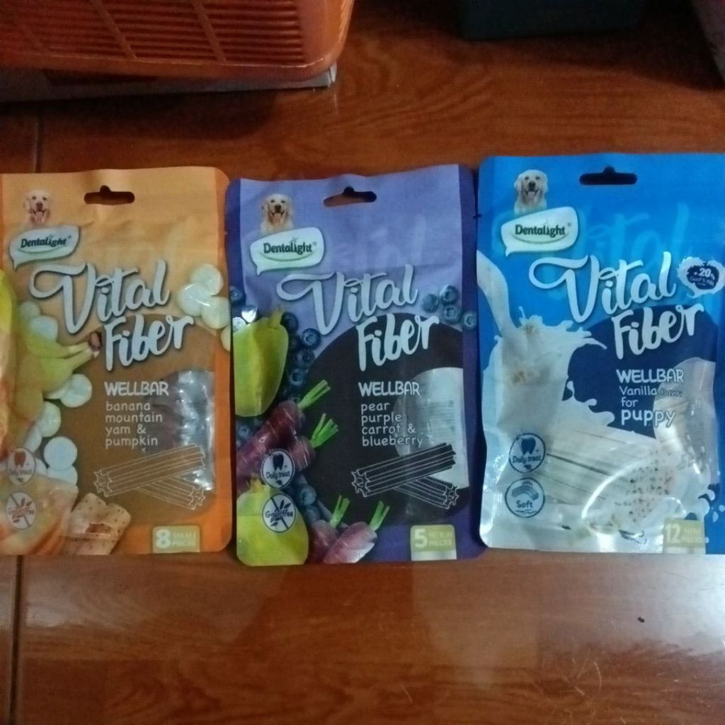 Dentalight Vital Fiber Snack Anjing