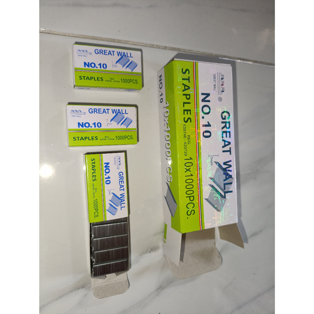 

MURAH - Refill/Isi Staples Greatwall No 10 Ori (Pack)