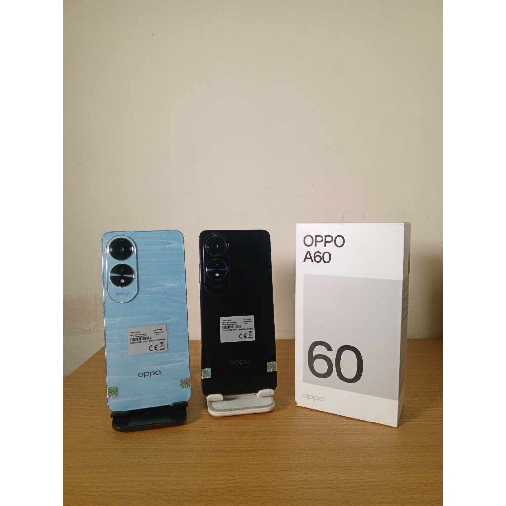 OPPO A60 NFC 8/128 SECOND GARANSI GRADE A LIKENEW PURPLE DAN BLUE