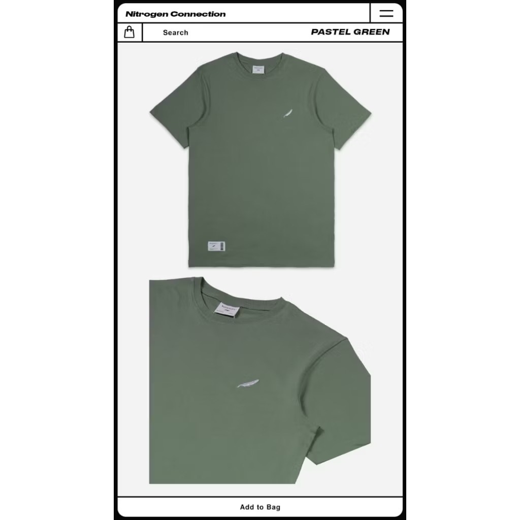 Kaos Nitrogen Original | Kaos Nitrogen | Gigabyte | Nitro Logo Pastel Green