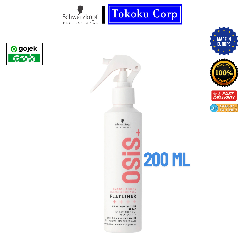 Schwarzkopf Osis+ Flatliner Heat Protection Spray isi 200 ml / Hair Spray Osis Pomade