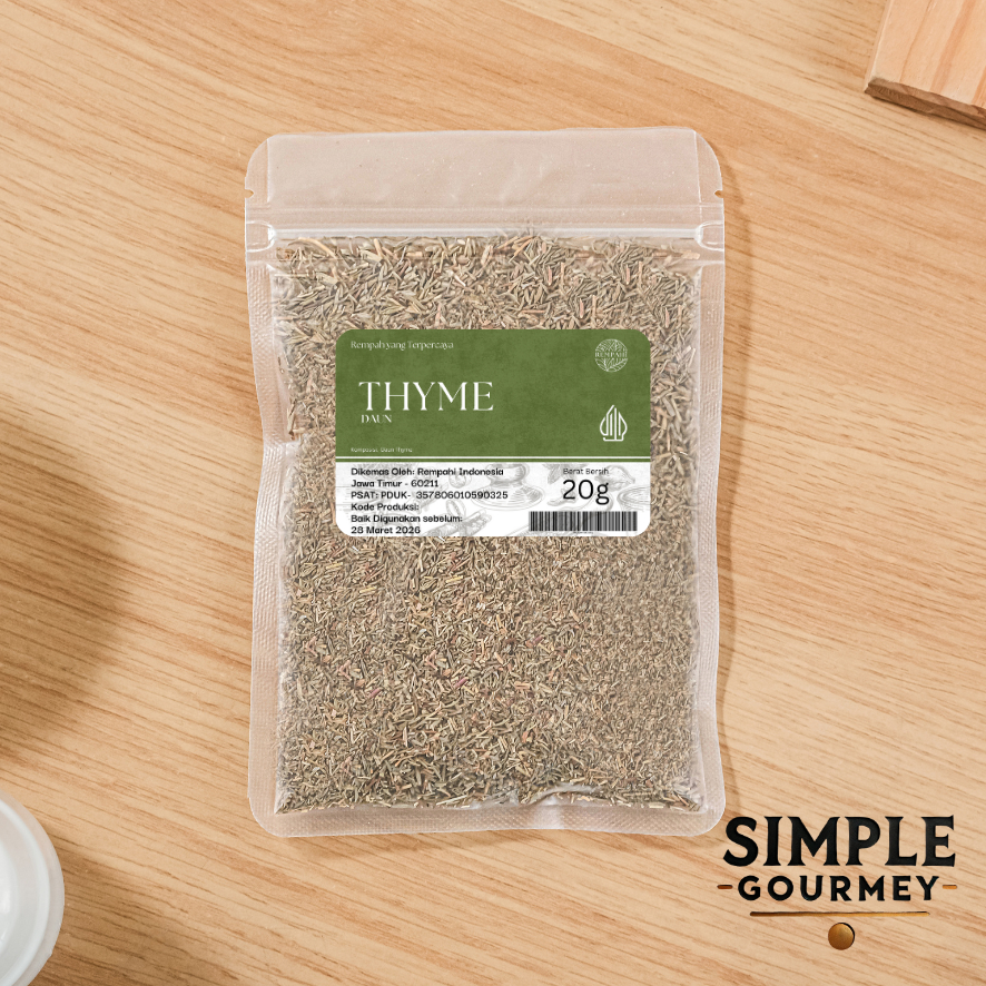 

Rempahi Daun thyme 50gr