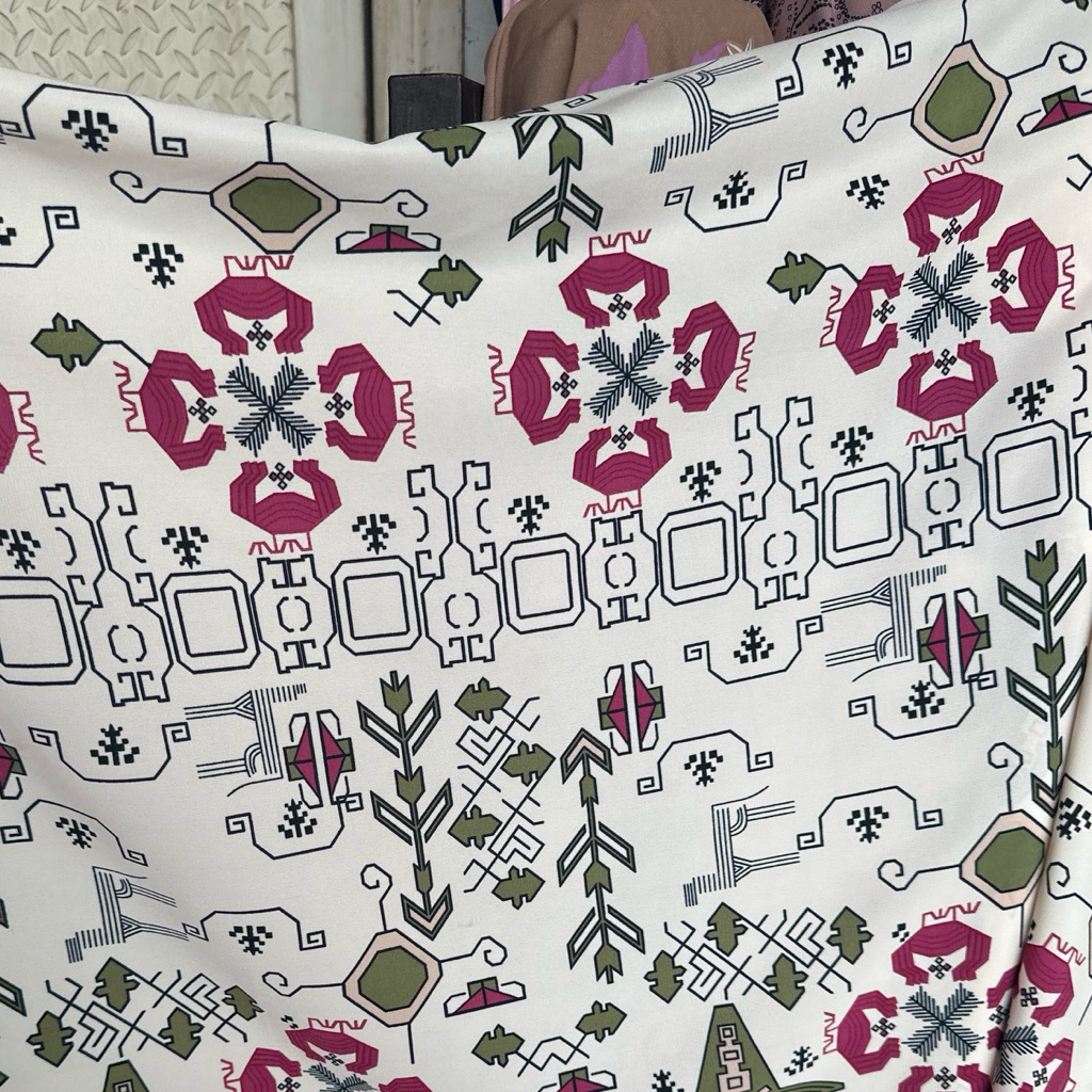 Kain Wolfis Motif Premium - Wolfis Motif Abstrak - Kain Wolfis Meteran