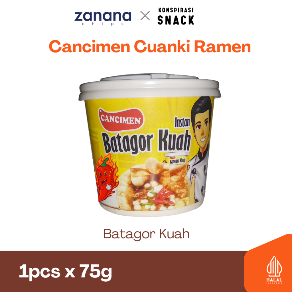 

Cancimen Batagor Kuah - Cuankie Ramen Instant | Rasa Khas Bandung yang Bikin Ketagihan 75g