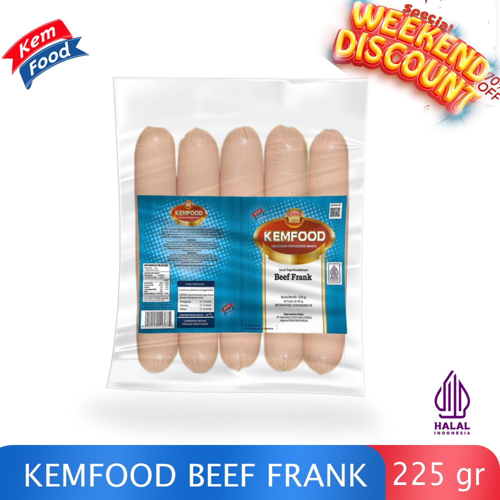 

Kemfood Beef Frank - Sosis Sapi 225 gr {Promo Weekend}