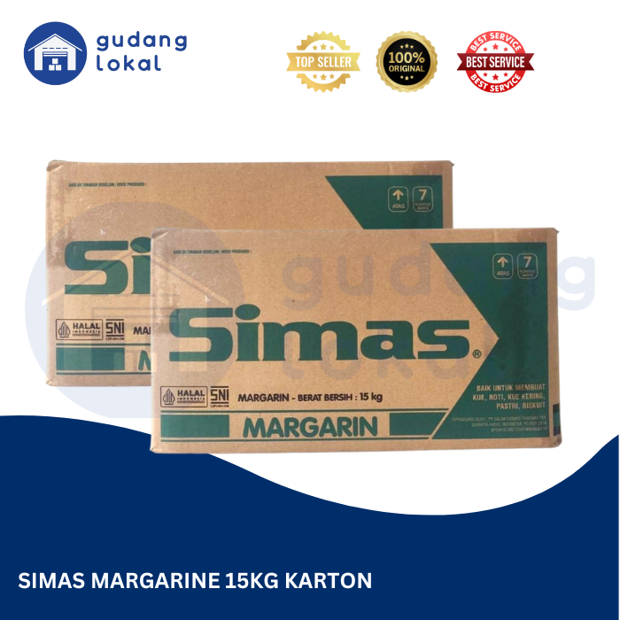 

Simas Margarine Kuning 15kg (Karton)