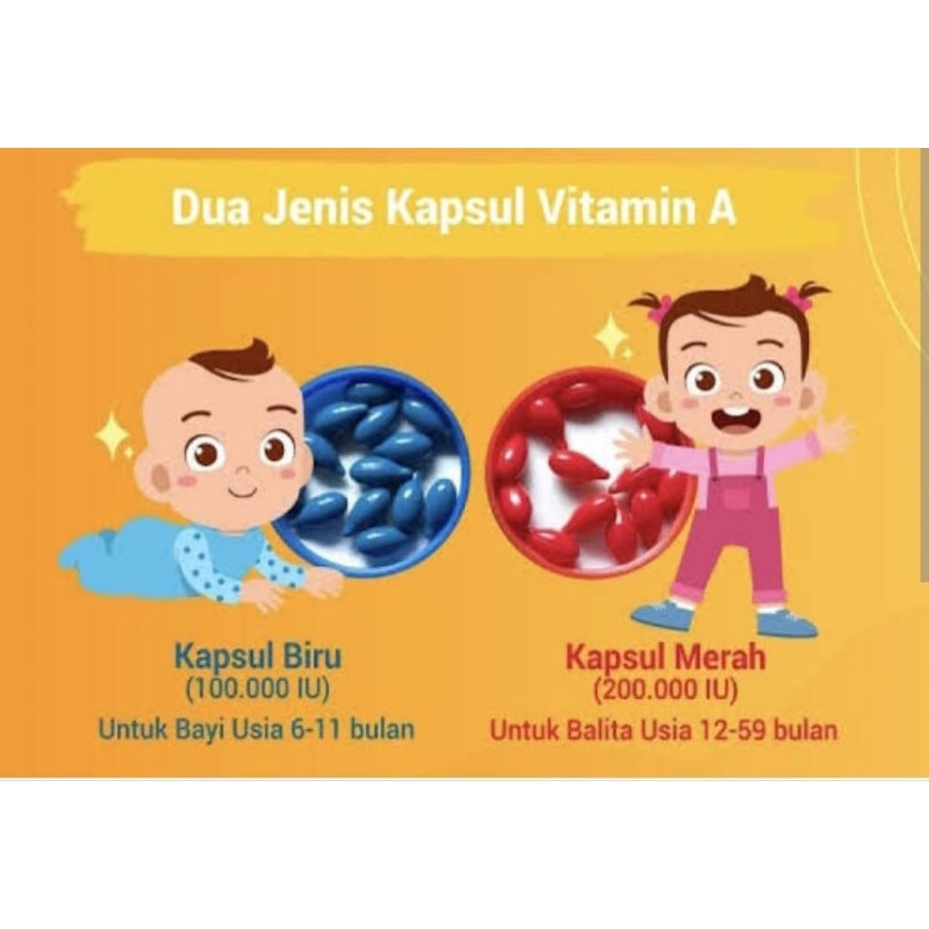vitamin A tetes (merah) untuk anak