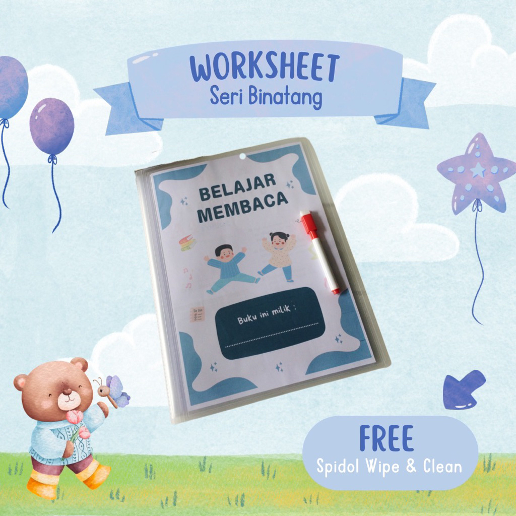 Buku Belajar Membaca Metode Montessori