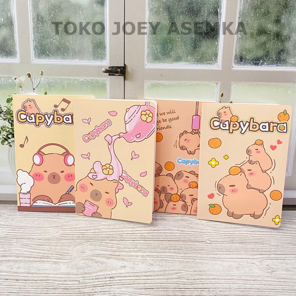 

BUKU TULIS CAPYBARA KAPIBARA NOTES A5 BOOK NOTEBOOK MEMO AGENDA BERGARIS CATATAN HARIAN