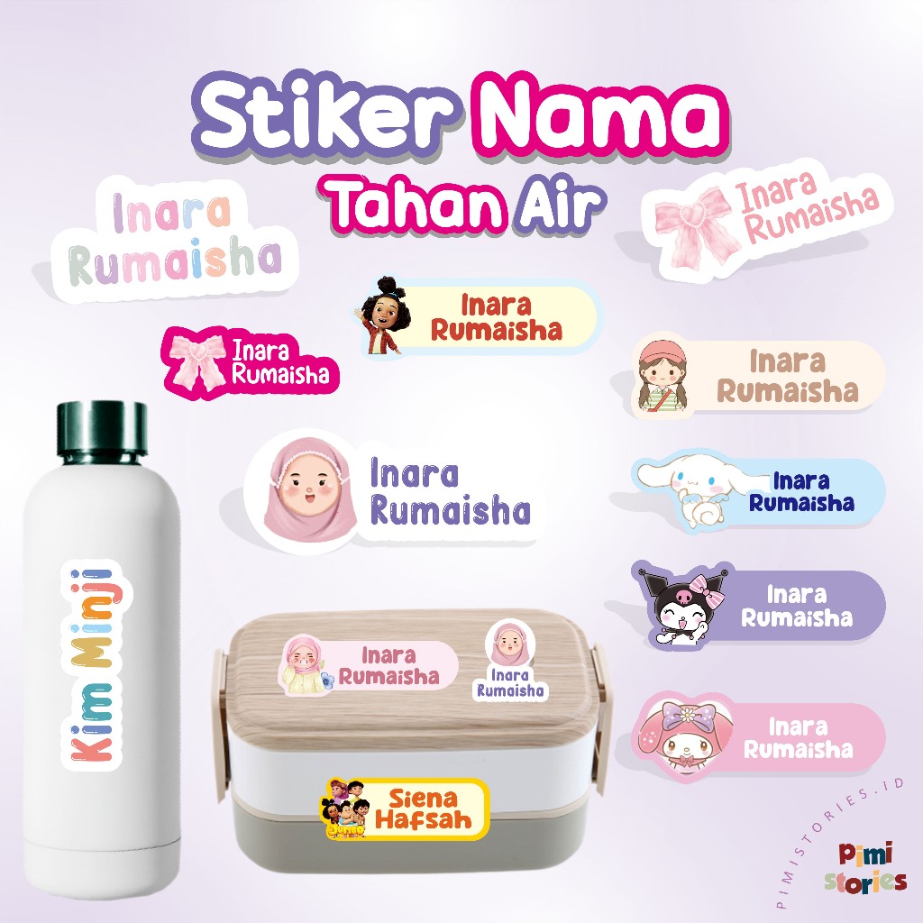 

STIKER NAMA ANAK ⚫ SANRIO KUROMI CINNAMOROLL MELODY ⚫ STIKER MAPEL COQUETTE ⚫ STIKER BOTOL TAHAN AIR ⚫ STIKER NAMA AESTHETIC ⚫ BUKU PELAJARAN ⚫ STIKER ALAT TULIS ⚫ STIEKR COLOR PALLETTE