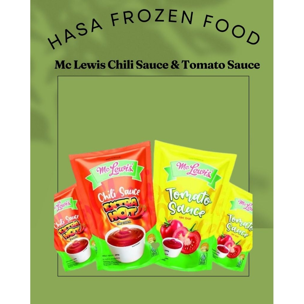 

Mc Lewis Chili Sauce Extra Hot | Tomato Sauce 1 Kg