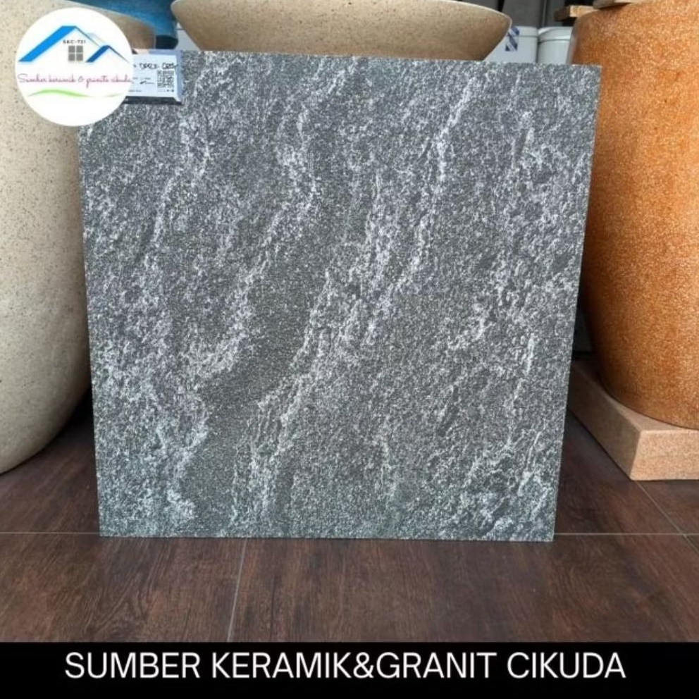 PROMO GRANIT 60X60 MATT KASAR TIMBUL / EMBOSSED / ANTI SLIP UNTUK GARASI KAMAR MANDI | ARNA AMBARA D