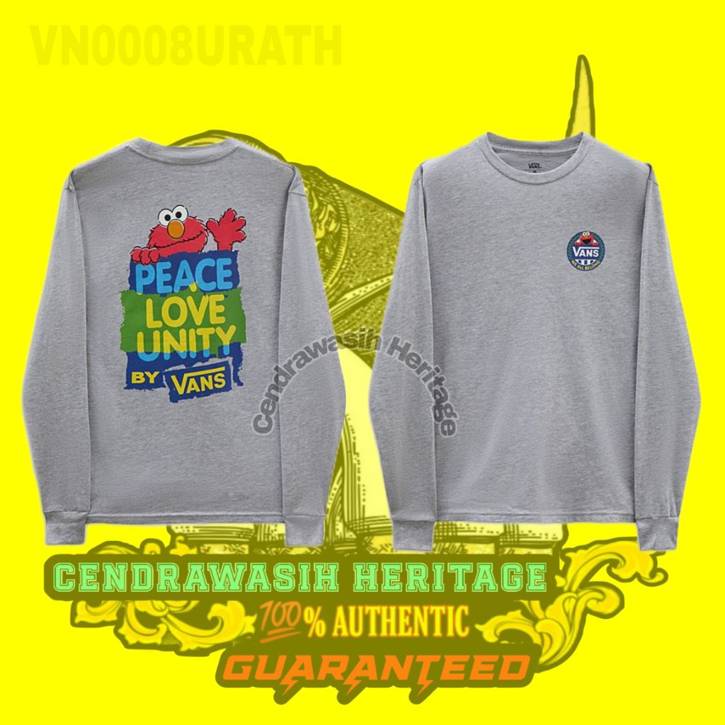 Vans X Sesame Street Kids Athletic Heather Original