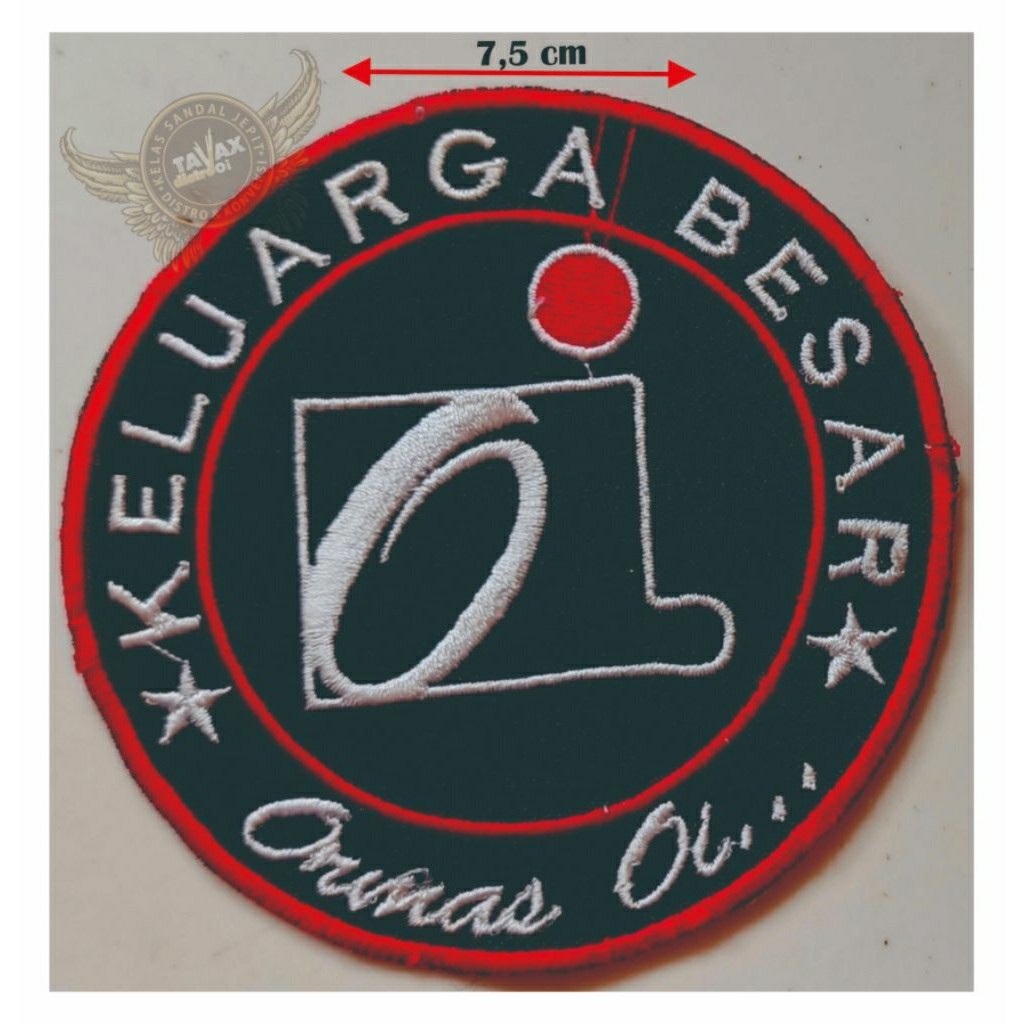 PATCH emblem bordir BONGKAR AKSESORIS IWAN FALS dan Oi "LogOi12"