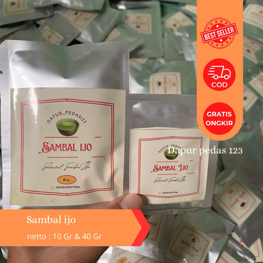 

(COD) Sambal Ijo I Sambal Ijo Kemasan I Sambal IjoPraktis