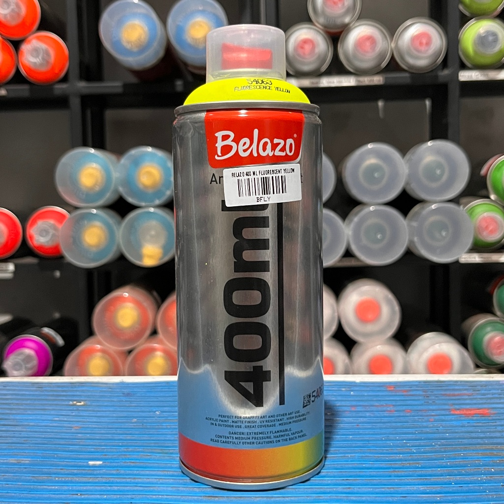 

Fluorescent Yellow - Belazo 400 ml - Spray Paint