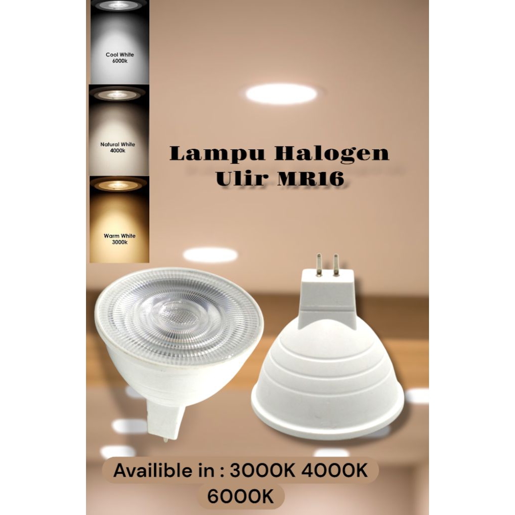 Lampu Halogen MR16 E27 Par Led 7W 12W Spotlight