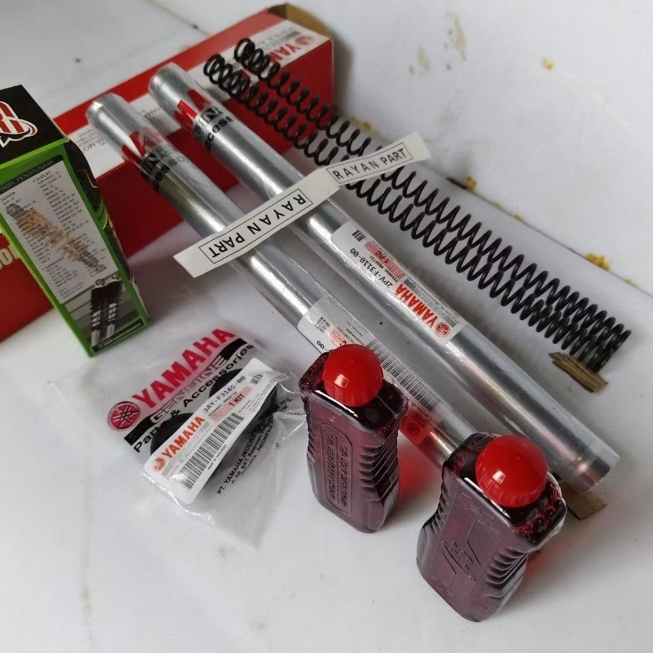 Shock depan Jupiter Mx King shock depan Jupiter Mx King komplit silsok & olisok & persok shock depan