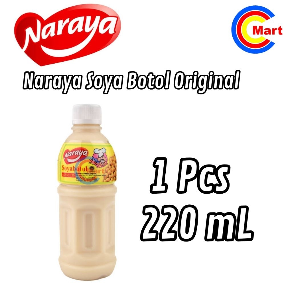 

[1 PCS] NARAYA SOYA BOTOL 220 ML SUSU KEDELAI BOTOL ORIGINAL