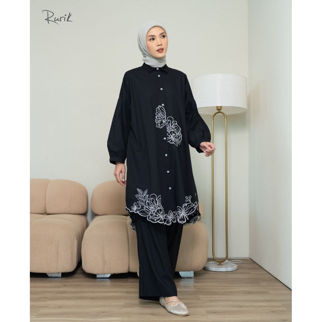 Rurik Tunik Alista Embroidery Terbaru. Alista Embroidery Tunik Terbaru Rurik. Rurik Original