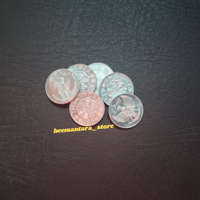 10 sen kuno aluminium 1954 luster ori