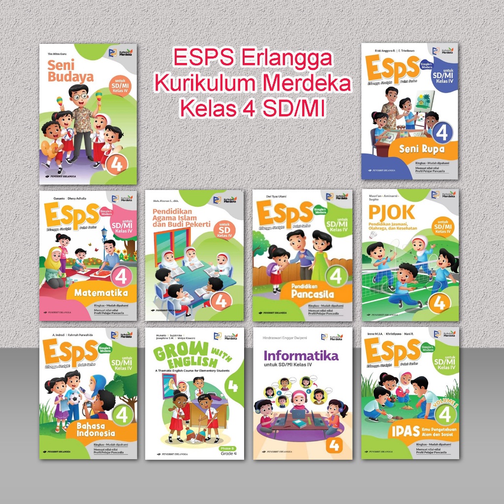 Buku Seri ESPS Kurikulum Merdeka SD kelas 4