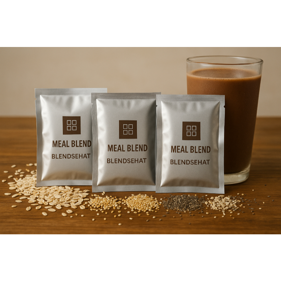

Paket 3 Sachet Minuman Multigrain Praktis Dengan Stevia | Spencer's MealBlend Mix Varian Rasa